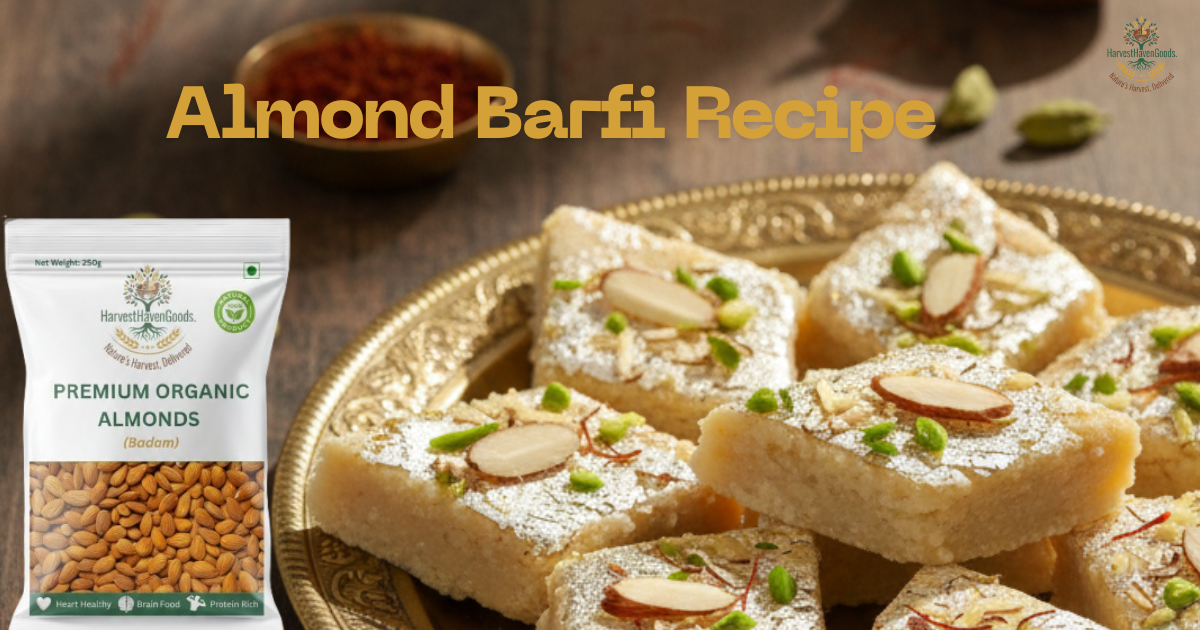 Almond Barfi Recipe