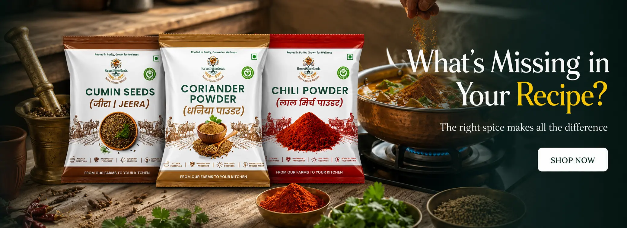 HarvestHavenGoods masala combo