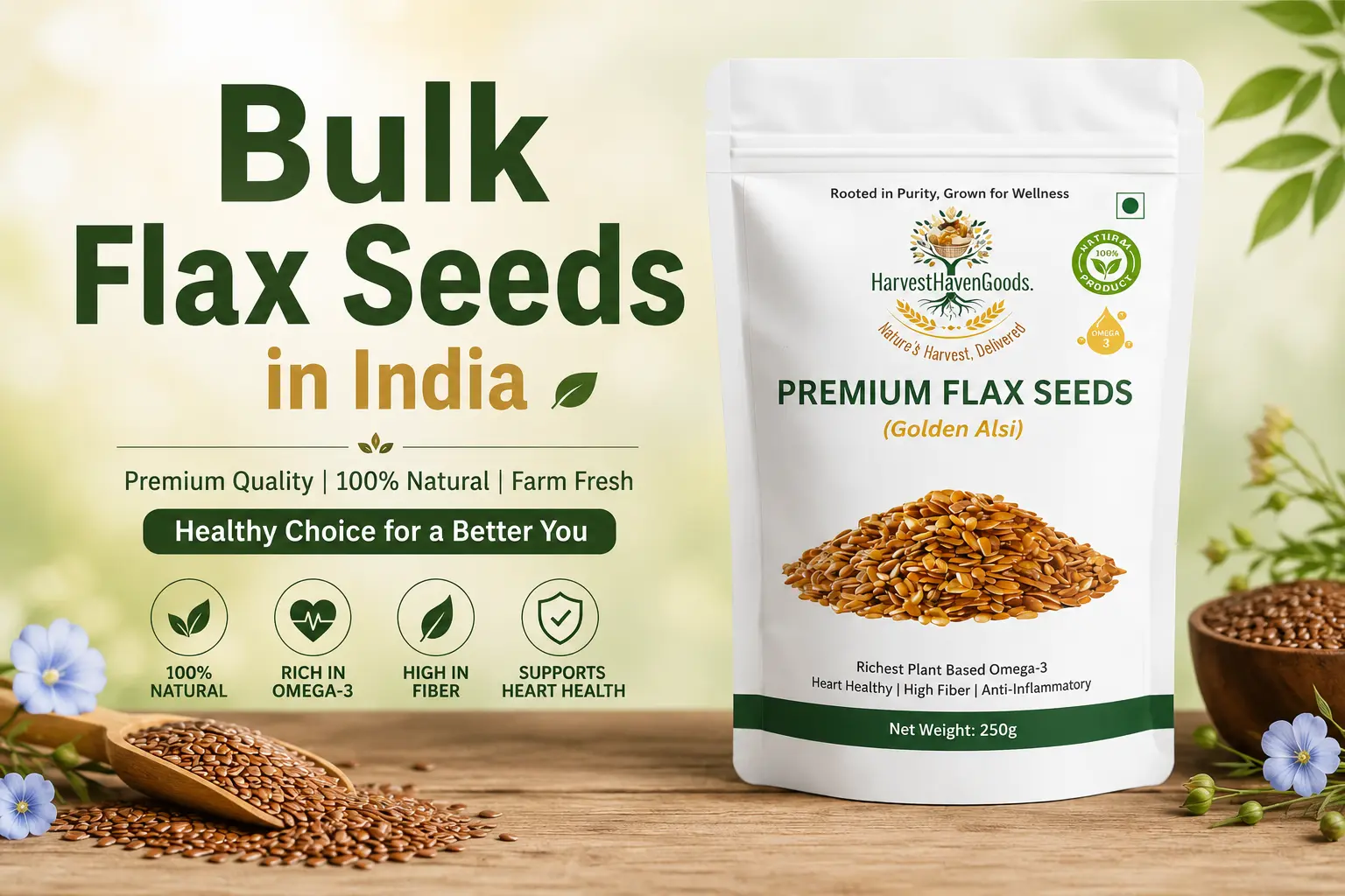 Bulk Flax Seeds India