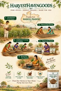 HarvestHavenGoods whole jeera cumin seeds sourced from farms in Madhya Pradesh