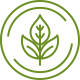 HarvestHavenGoods 100% natural organic certification icon